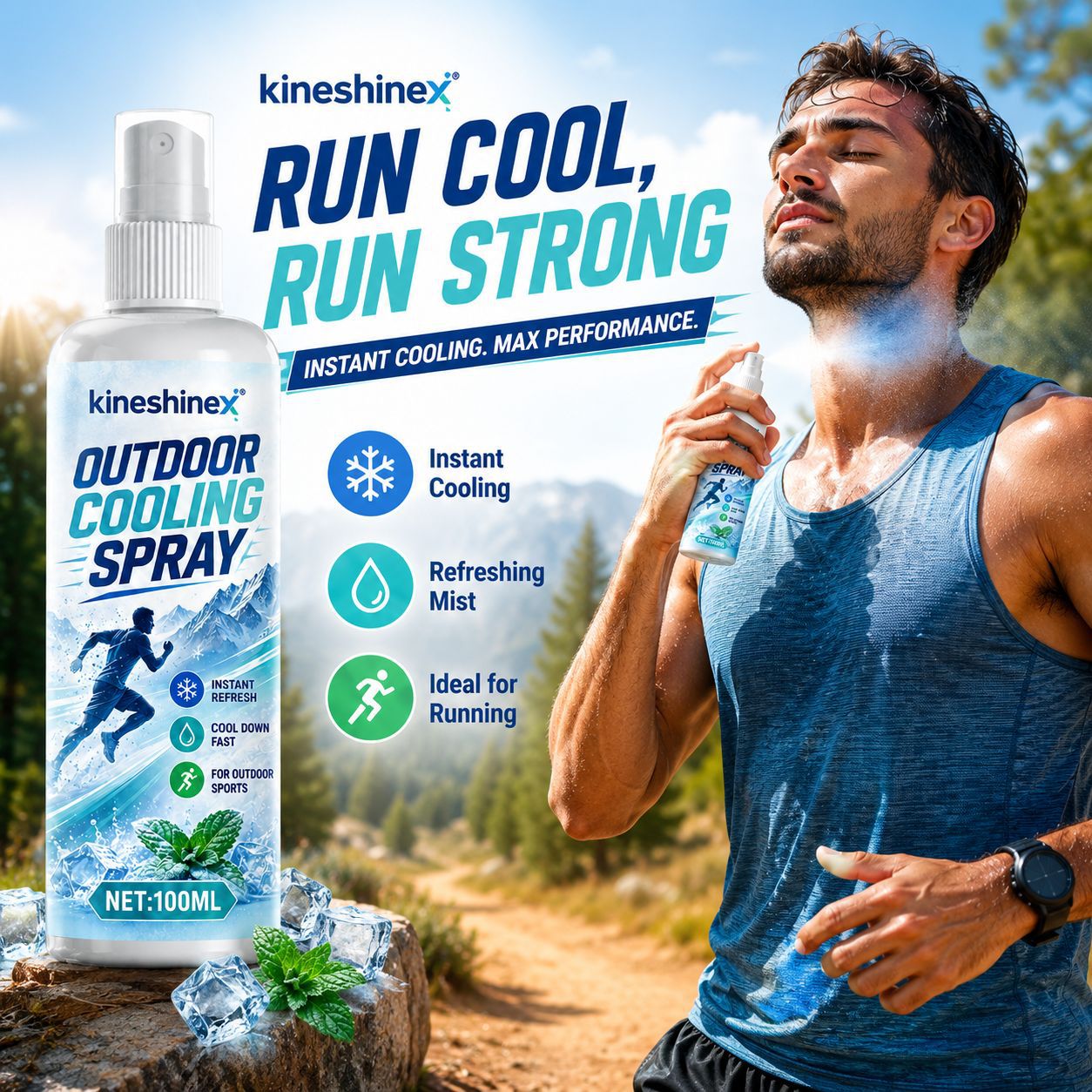Misting Bottle Fine - Spray Refrescante para Exteriores 100ml –