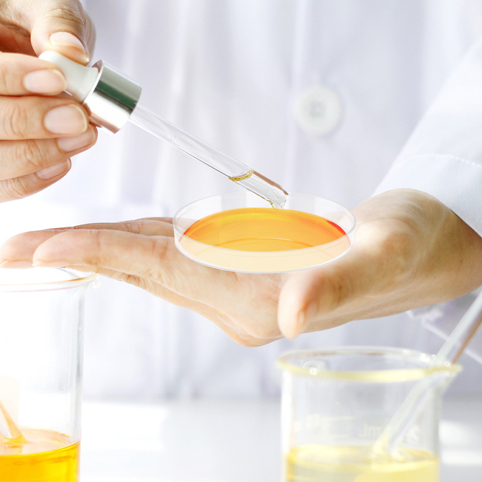 Agar Tissue Culture - Placas de Petri de plástico transparente