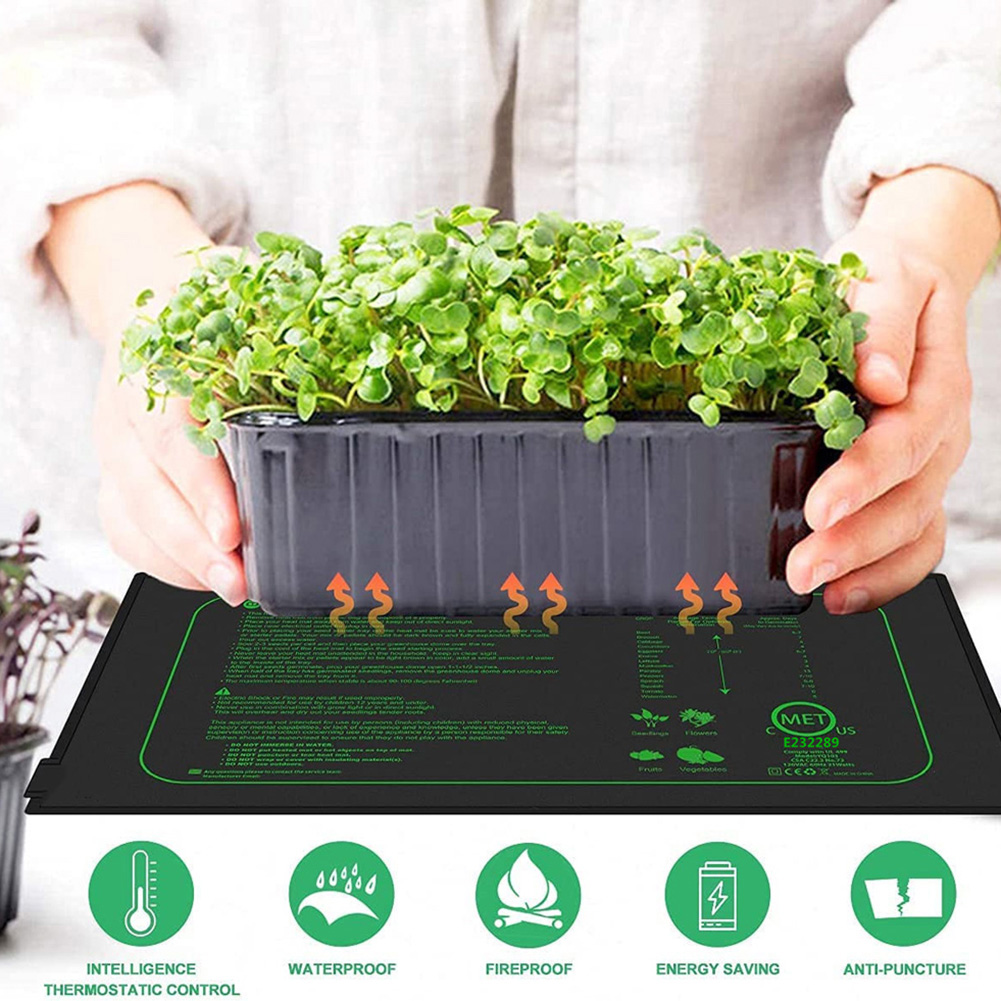 Heat Mat Seedling - Estera térmica para plántulas, almohadilla calefactora