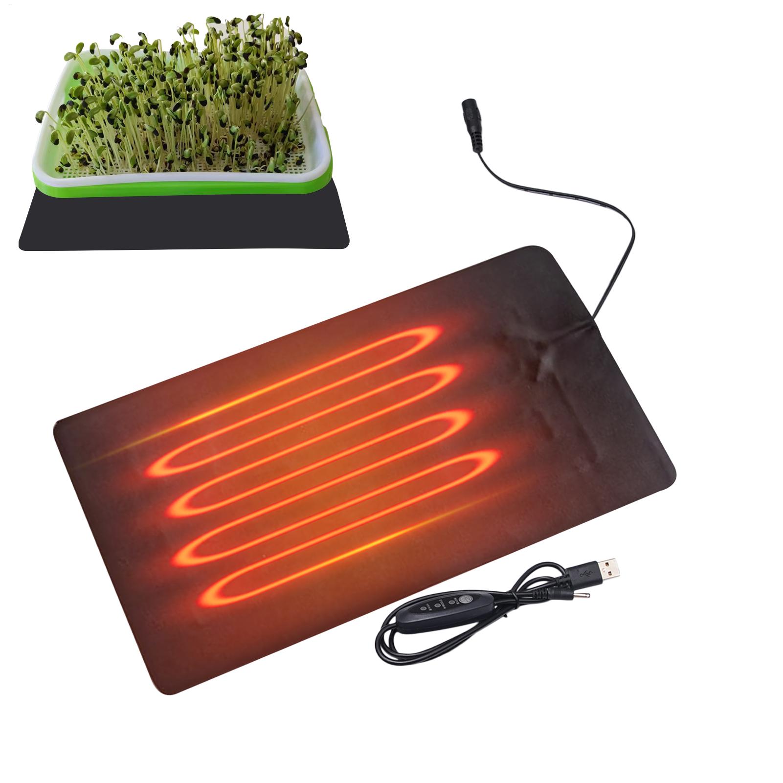 Heat Mat Seedling - Alfombrilla Térmica para Plántulas, 5V 2A