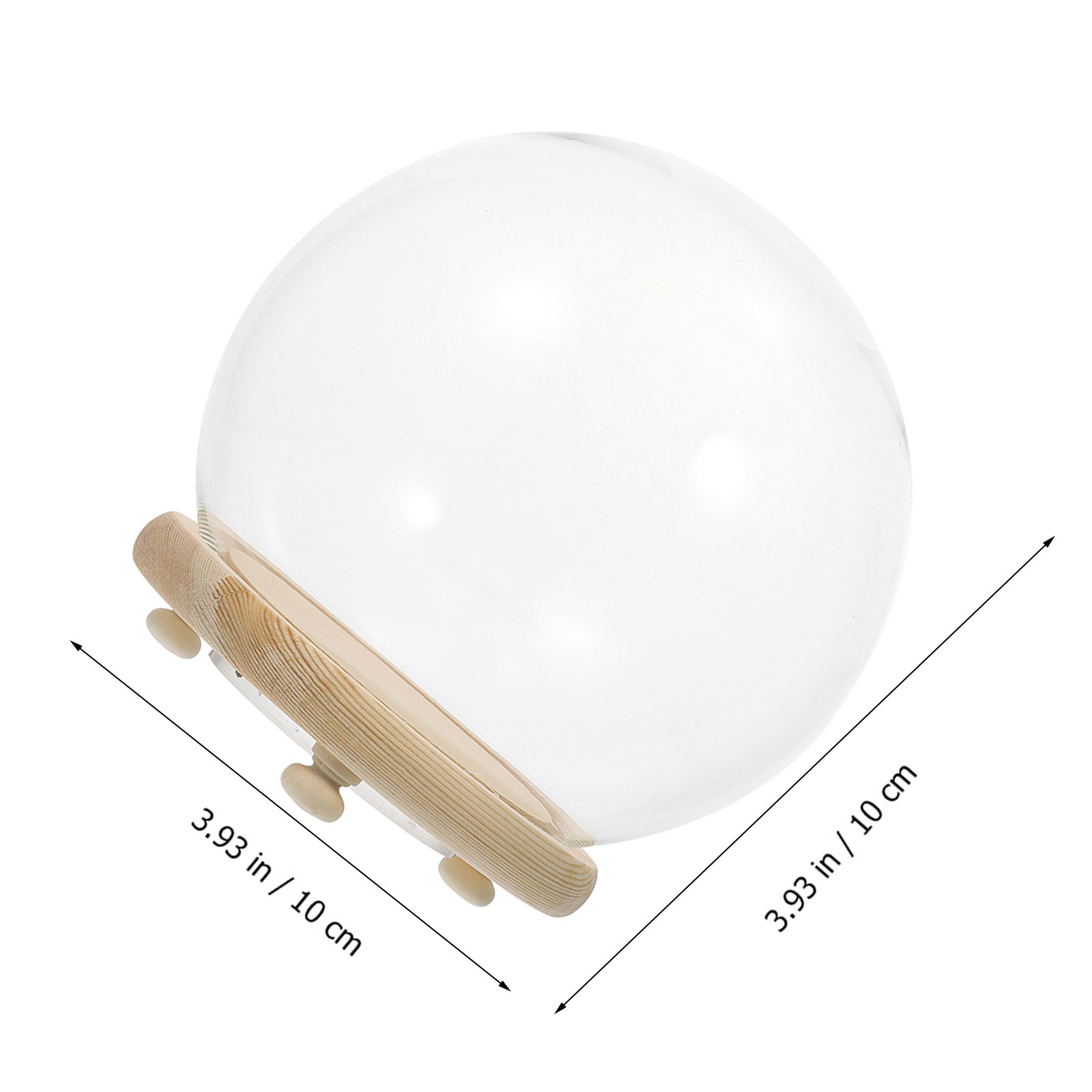 Cúpula de Cristal Transparente - Plastic Dome Clear reseña y precio