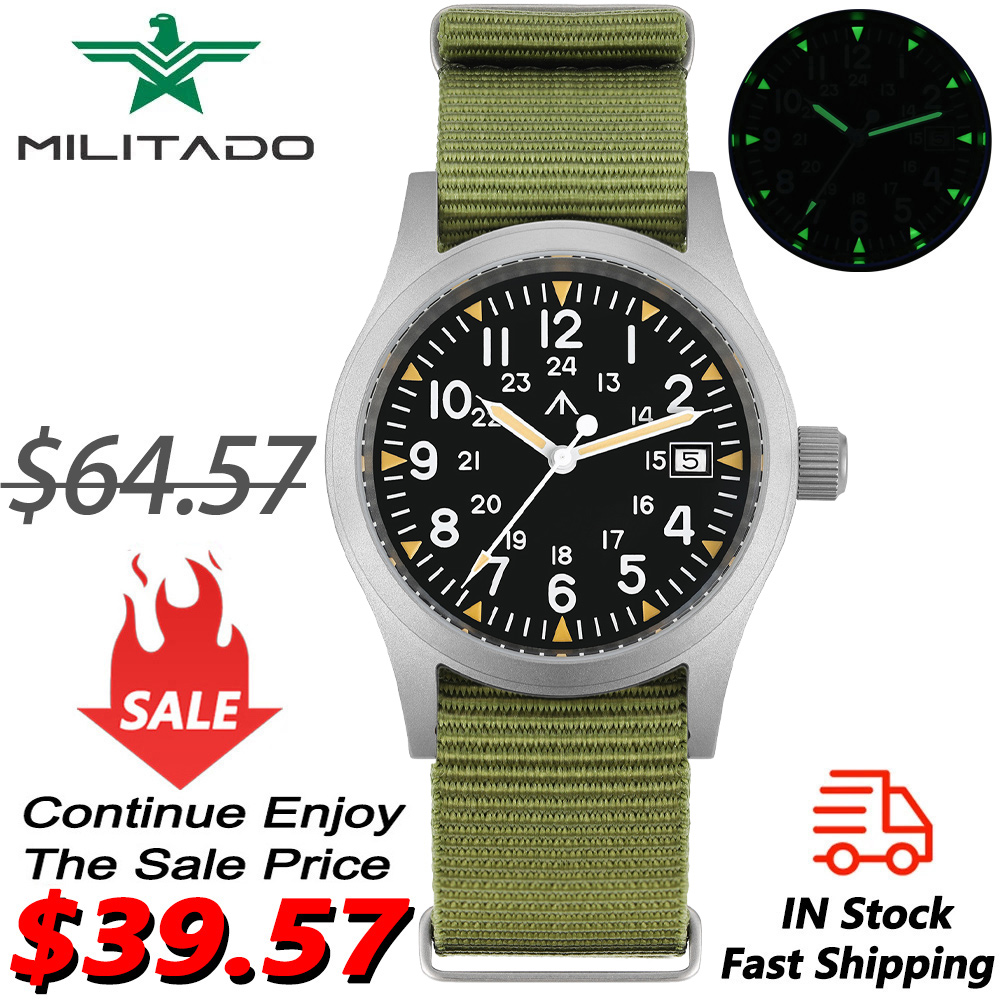 Reloj militar Militado ML05 Ro - Plastic Dome Clear reseña y precio