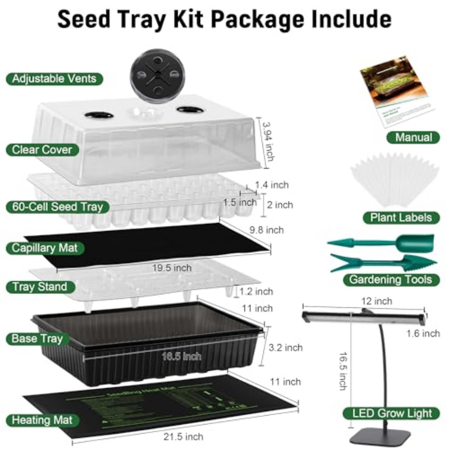 Kit de Germinación de Semillas - Humidity Dome Kit reseña y precio