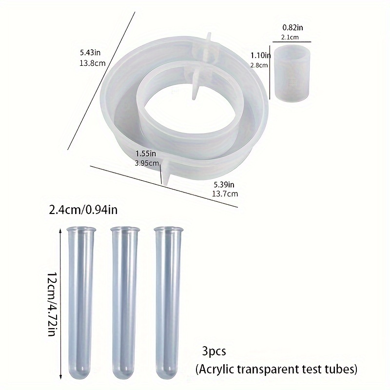 4 Uds florero molde de silicon - Propagation Station Vase reseña y precio