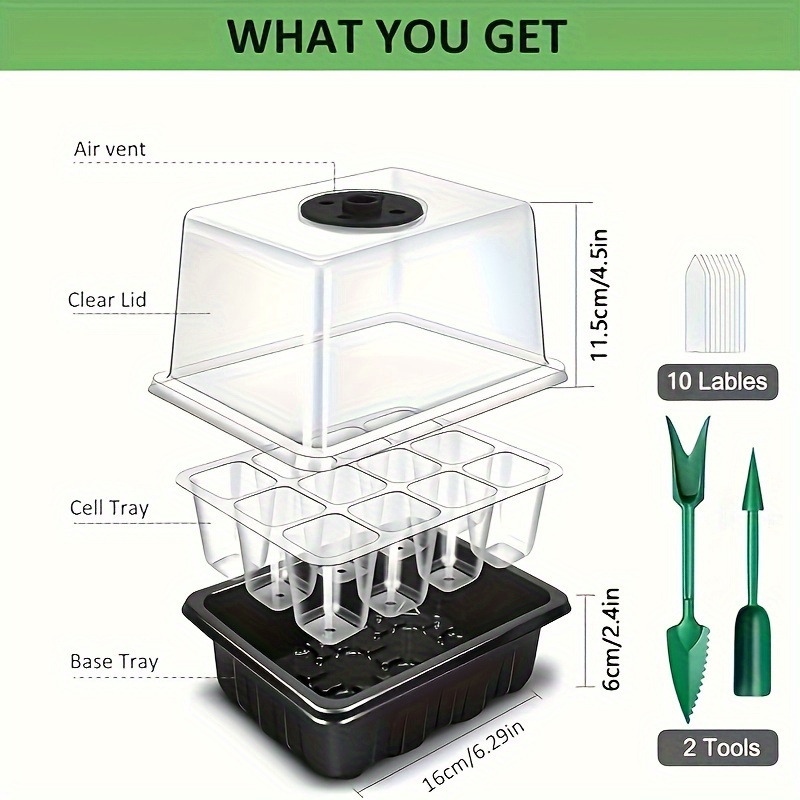 Kit de Inicio para Plántulas 1 - Humidity Dome Kit reseña y precio