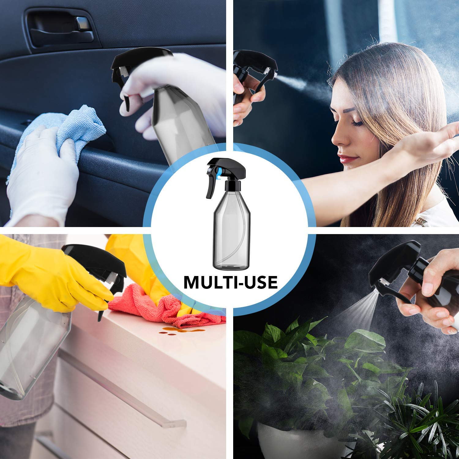 Paquete de 3 botellas de spray - Misting Bottle Fine reseña y precio