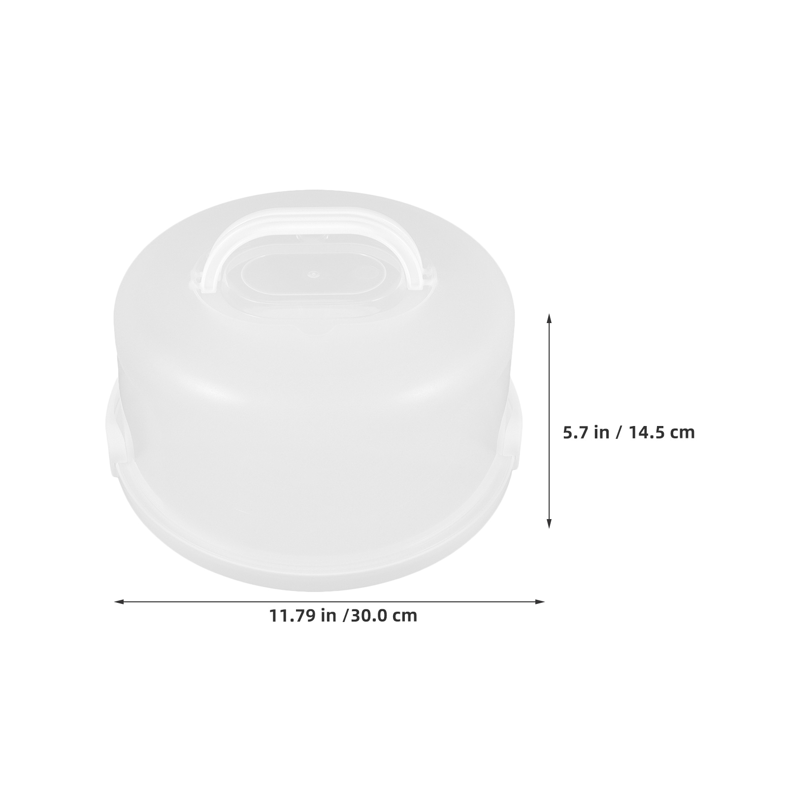 Contenedor de plástico blanco  - Plastic Dome Clear reseña y precio