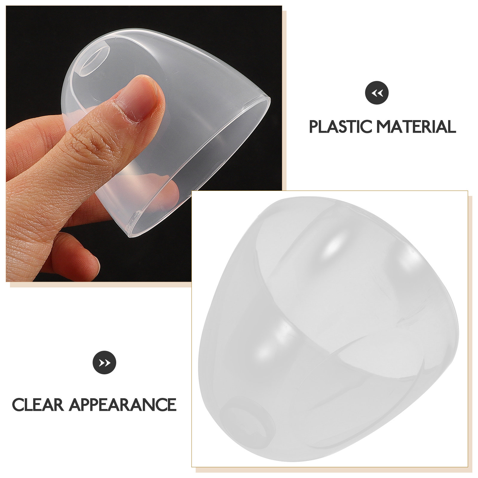 Tapas de Repuesto de Plástico  - Plastic Dome Clear reseña y precio