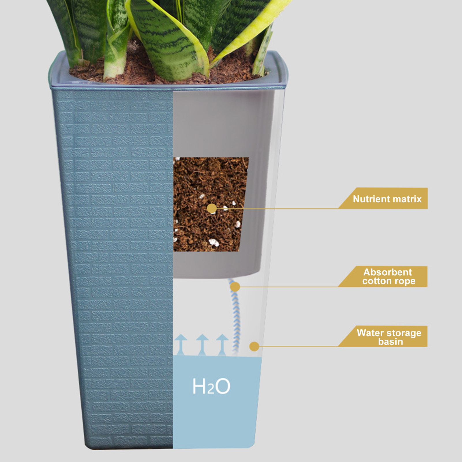Maceta de autorriego hecha a m - Self Watering Insert reseña y precio