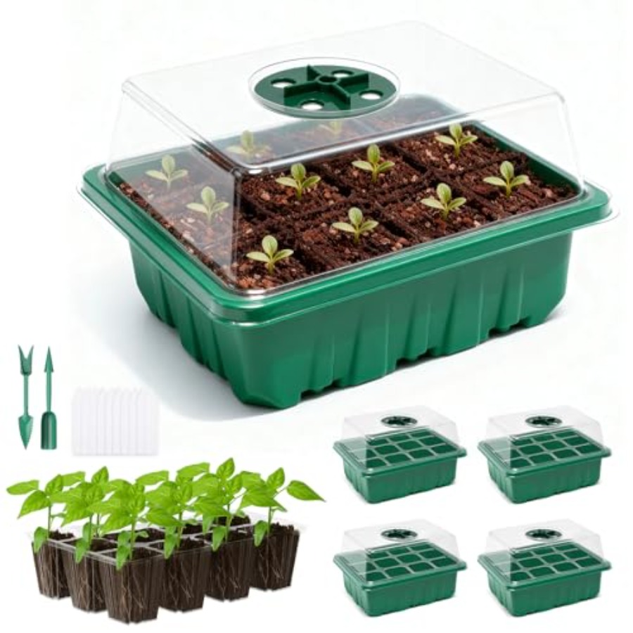Paquete de 5 Bandejas de Germi - Humidity Dome Kit reseña y precio