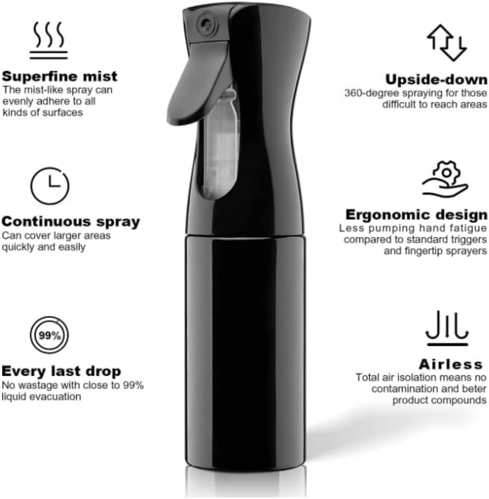 Spray Continuo de 200 ml 360 ° - Misting Bottle Fine reseña y precio